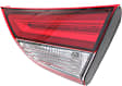 Passenger Side, Inner Tail Light, with Bulb, LED, Clear and Red Lens