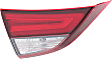 Driver Side, Inner Tail Light, with Bulb, LED, Clear and Red Lens