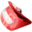 Passenger Side Tail Light, with Bulb, Halogen, Clear and Red Lens, Coupe