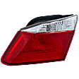 Passenger Side, Inner Tail Light, with Bulb, Halogen, Clear and Red Lens, Sedan, EX/LX/Sport Models