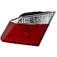 Passenger Side, Inner Tail Light, with Bulb, Halogen, Clear and Red Lens, Sedan, EX/LX/Sport Models