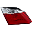 Driver Side, Inner Tail Light, with Bulb, Halogen, Clear and Red Lens, Sedan, EX/LX/Sport Models
