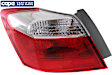 Driver Side, Outer Tail Light, with Bulb, Halogen, Mounts on Body, EX/LX/Sport Models, 4 Cyl., 2.4L Engine, Sedan, CAPA Certified