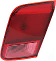 Passenger Side, Inner Tail Light, with Bulb, Halogen, Clear and Red Lens, Sedan