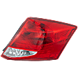 Passenger Side Tail Light, with Bulb, Halogen, Clear and Red Lens, Coupe