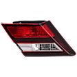 Driver Side, Inner Tail Light, with Bulb, Halogen, Clear and Red Lens, Sedan, Except Hybrid Model, CAPA CERTIFIED