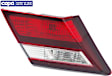 Driver Side, Inner Tail Light, with Bulb, Halogen, Clear and Red Lens, Sedan, Except Hybrid Model, CAPA CERTIFIED