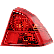 Passenger Side, Outer Tail Light, without Bulb, Halogen, Red Lens, Sedan, Japan Built Vehicle