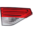 Driver Side, Inner Tail Light, with Bulb, LED, Clear and Red Lens, 6 Cyl., 3.5L Engine