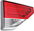 Driver Side, Inner Tail Light, with Bulb, LED, Clear and Red Lens, 6 Cyl., 3.5L Engine, CAPA Certified