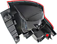 Passenger Side Tail Light, without Bulb, Halogen, Clear and Red Lens, EX/LX Models, 4 Cyl., 2.4L Engine