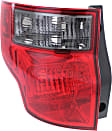 Driver Side Tail Light, without Bulb, Halogen, Clear and Red Lens, EX/LX Models, 4 Cyl., 2.4L Engine