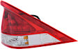 Passenger Side Tail Light, with Bulb, Halogen, Clear and Red Lens, 4 Cyl., 1.3L Engine