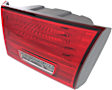 Passenger Side, Inner Tail Light, with Bulb, Halogen, Clear and Red Lens
