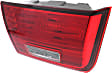 Driver Side, Inner Tail Light, with Bulb, Halogen, Clear and Red Lens