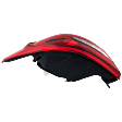 Driver Side, Outer Tail Light, with Bulb, Halogen, Clear and Red Lens, Standard Type, Except Hybrid Model