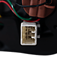Driver Side, Outer Tail Light, with Bulb, Halogen, Clear and Red Lens, Standard Type, Except Hybrid Model