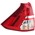 Driver Side, Lower Tail Light, with Bulb, Halogen, Clear and Red Lens, CAPA CERTIFIED
