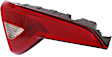 Driver Side, Inner Tail Light, with Bulb, Halogen, Clear and Red Lens
