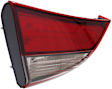 Driver Side, Inner Tail Light, with Bulb, Halogen, Clear and Red Lens