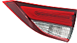 Passenger Side, Inner Tail Light, with Bulb, LED, Clear Lens