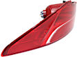Passenger Side, Outer Tail Light, with Bulb, LED, Clear Lens