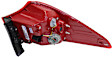 Passenger Side, Outer Tail Light, with Bulb, LED, Clear Lens