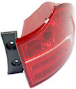 Driver Side, Outer Tail Light, with Bulb, LED, Clear Lens
