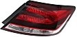 Passenger Side Tail Light, with Bulb, Halogen, Clear and Red Lens, Coupe, CAPA CERTIFIED
