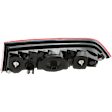 Passenger Side, Inner Tail Light, with Bulb, Halogen, Red Lens, 6 Cyl., 3.5L Engine