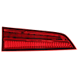 Driver Side, Inner Tail Light, with Bulb, Halogen, Red Lens, 6 Cyl., 3.5L Engine