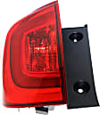 2022 Honda Passport - Driver Side, Outer Halogen Tail Light, With bulb(s), Mounts on Body, OE Replacement
