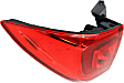 2022 Honda Passport - Driver Side, Outer Halogen Tail Light, With bulb(s), Mounts on Body, OE Replacement