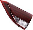 Passenger Side, Inner Tail Light, with Bulb, Halogen, Clear and Red Lens, Coupe/Sedan, Korea Built Vehicle