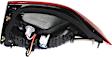 Driver Side, Inner Tail Light, with Bulb, Halogen, Clear and Red Lens, Coupe/Sedan, Korea Built Vehicle