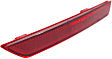 Rear, Passenger Side Bumper Reflector