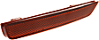 Rear, Driver Side Bumper Reflector, CAPA Certified