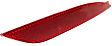 Rear, Passenger Side Bumper Reflector