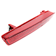 Rear, Passenger Side Bumper Reflector