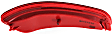 Rear, Passenger Side Bumper Reflector