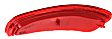 Rear, Driver Side Bumper Reflector