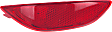 Bumper Reflector - Rear, Driver Side, Sedan, CAPA Certified