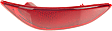 Bumper Reflector - Rear, Driver Side, Sedan, CAPA Certified