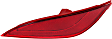Rear, Passenger Side Bumper Reflector