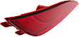 Rear, Driver Side Bumper Reflector