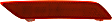 Rear, Passenger Side Bumper Reflector, CAPA Certified