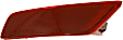 Rear, Driver Side Bumper Reflector, CAPA Certified