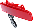 Rear, Passenger Side Bumper Reflector, CAPA Certified