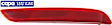 Rear, Passenger Side Bumper Reflector, CAPA Certified