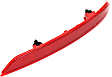 Rear, Driver Side Bumper Reflector